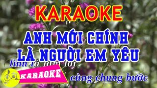 Karaoke Anh Mới Chính Là Người Em Yêu