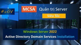 Hướng cần cài đặt Active Directory Domain Services | MCSA