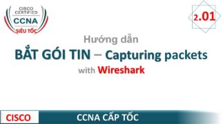 [ Wireshark ] – Hướng dẫn BẮT GÓI bằng Wireshark trên hệ điều hành Windows | CCNA Siêu Tốc |  03